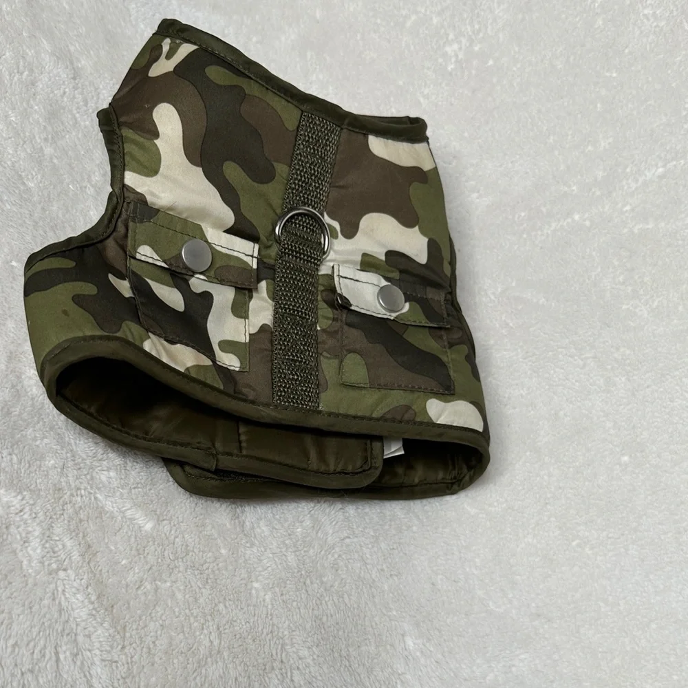 SimplyDog Camouflage Puppy or Small Dog Harness Size Medium EUC no sign of wear